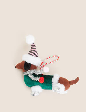 marksandspencer_XMAS2023_HOME_T40_2971S_Disco Kitchen_zavesna plstena ozdoba_disco jezevcik_249Kc.jpg